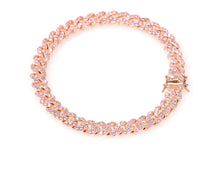 Load image into Gallery viewer, Mini Pink Cuban Link Bracelet