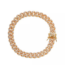 Load image into Gallery viewer, Mini Gold Cuban Link Bracelet