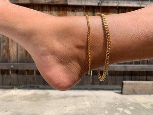 Mini Classic Cuban Link Anklet