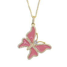 Load image into Gallery viewer, Butterfly Girl Necklace